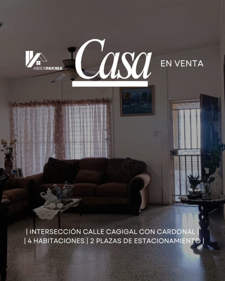 Casa de Esquina — Intersección Calle Cagigal con Cardonal